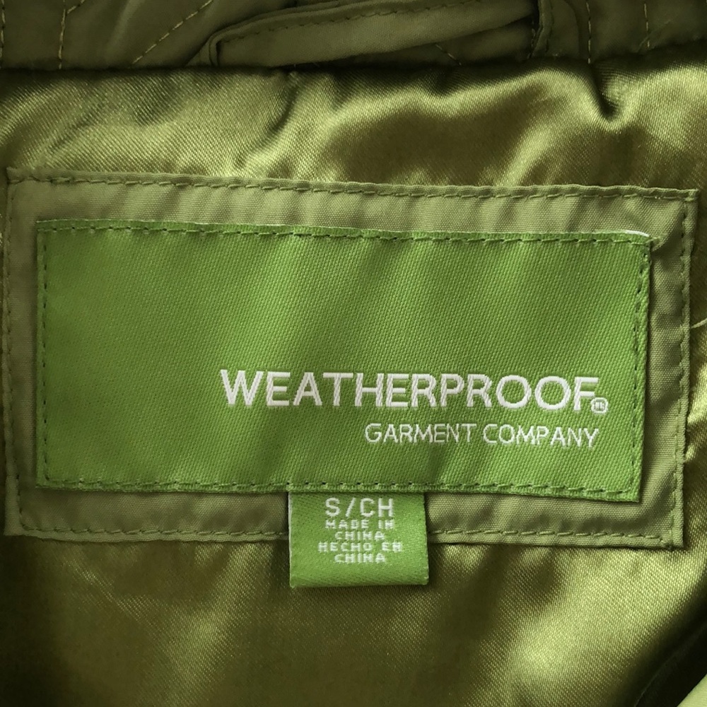 Weatherproof Button Up Jacket Quilted Pockets Sm - image 6